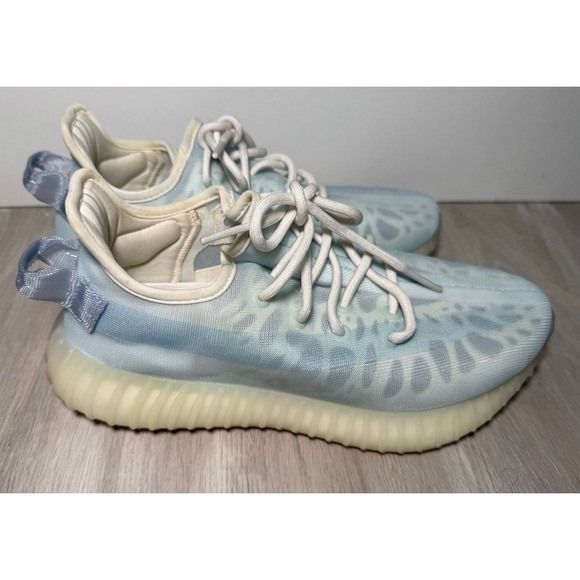 Adidas Yeezy Boost 350 V2 Light Blue Ice Cream Ice Cream FV3254 Mens Size 8 - Picture 6 of 12
